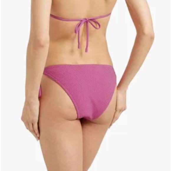 Zimmermann Cloqué Low-Rise Bikini Briefs in Purple NWT Size 3 / US 8-10 Large - Picture 2 of 9